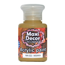 Ακρυλικό Χρώμα 60ml Maxi Decor Μόκα ΜΑ022_MA022060